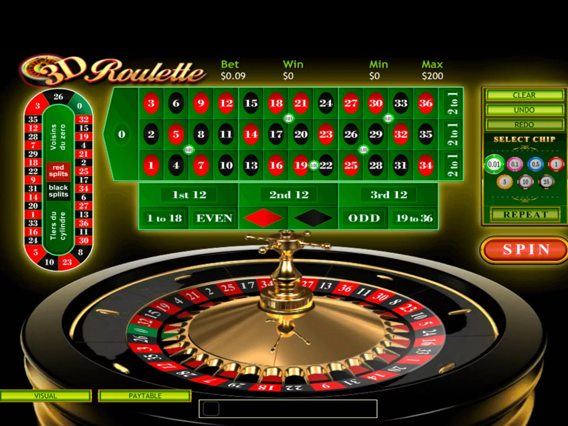 Try online rouletts and test your luck.