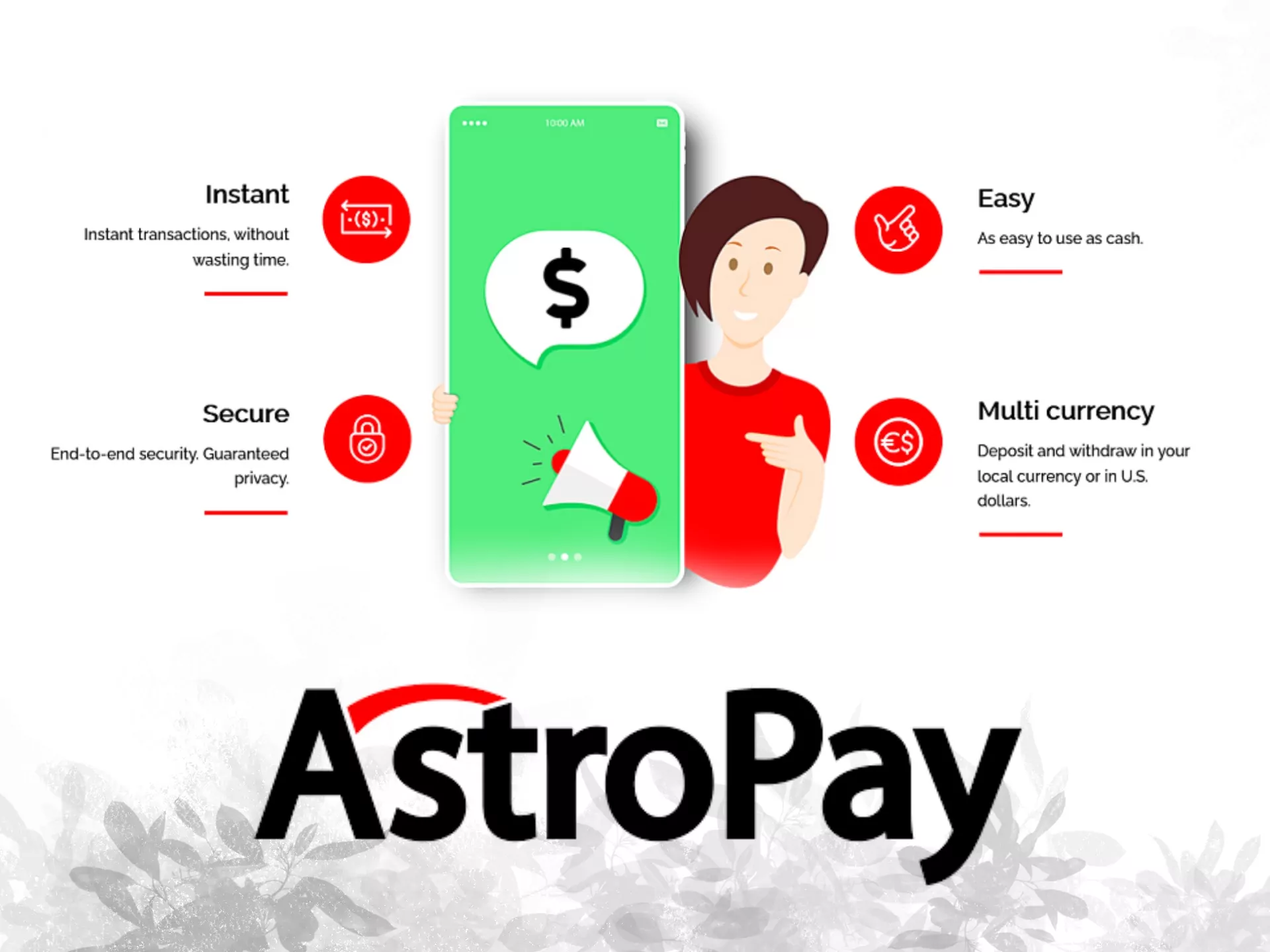 Astropay has more advantages than disadvantages, so you can trust Astropay your personal info and money.