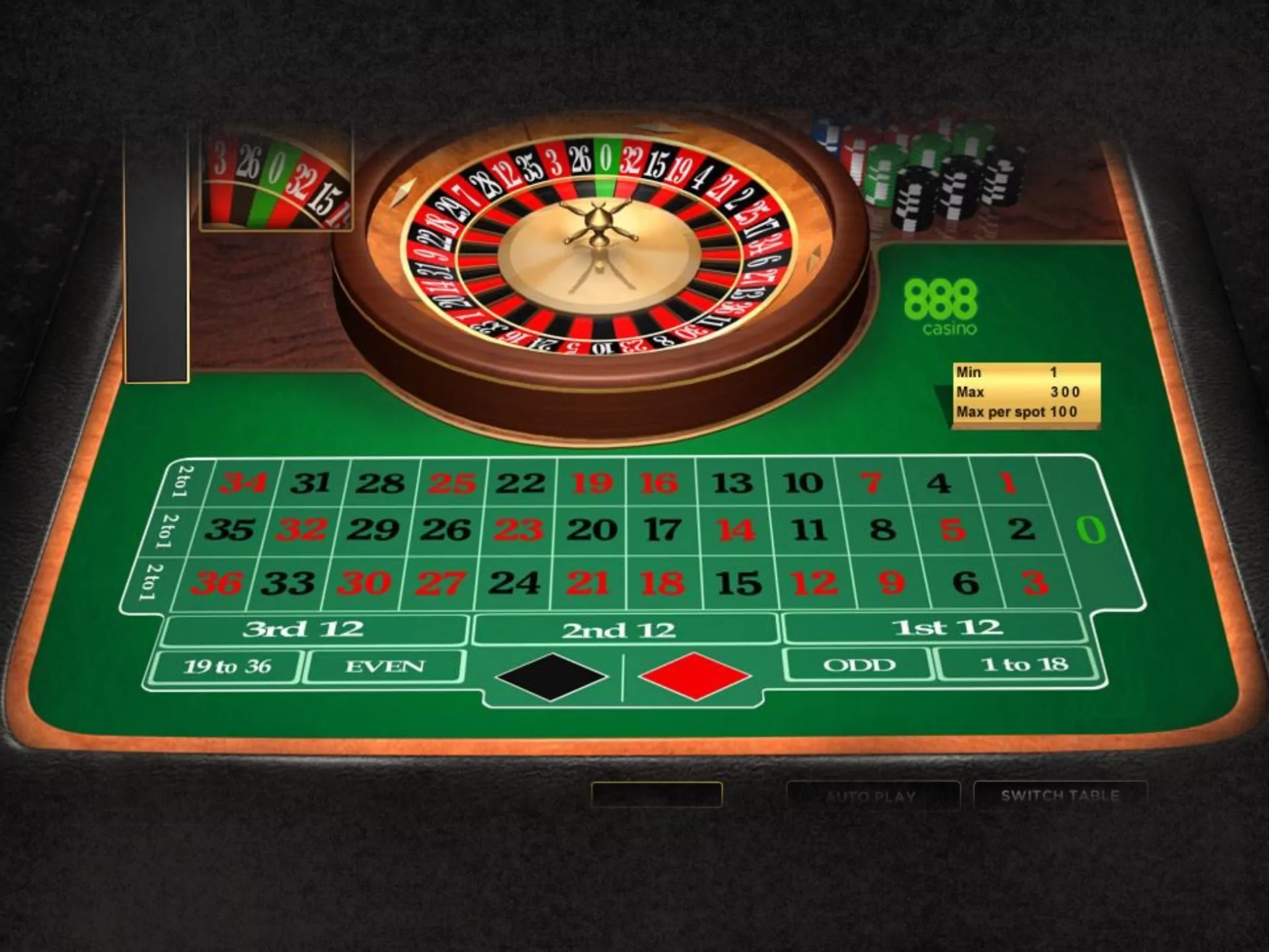 Study all the rules and start playing online roulette.