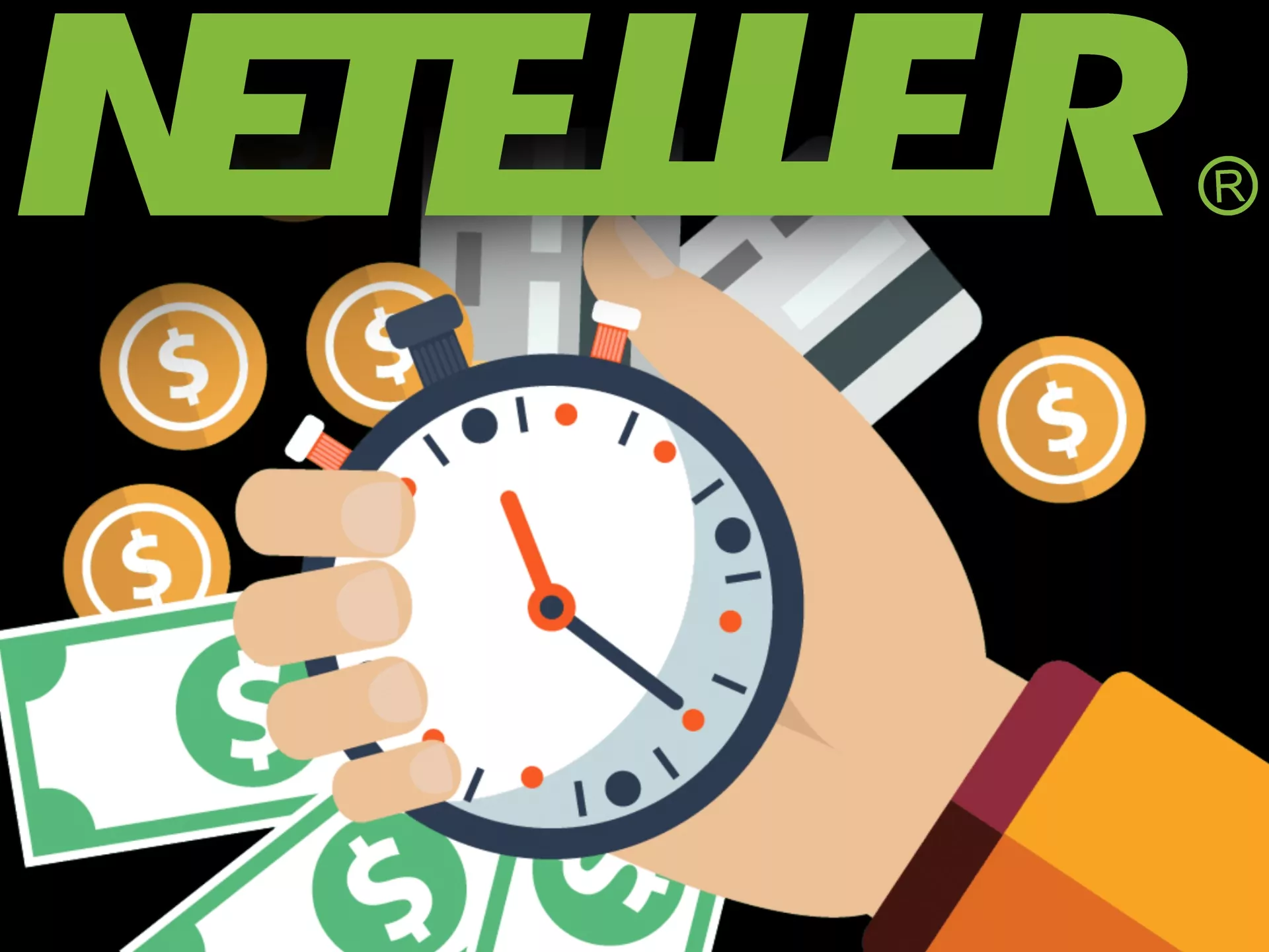 Consider the time of transaction before depositing or withdrawing money via Neteller.