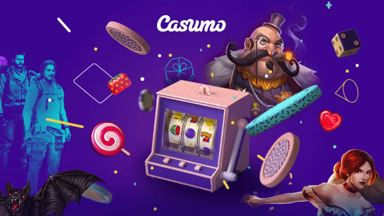 You can try a free mode and then make a deposit to play on money and win big prizes in the Casumo slots.