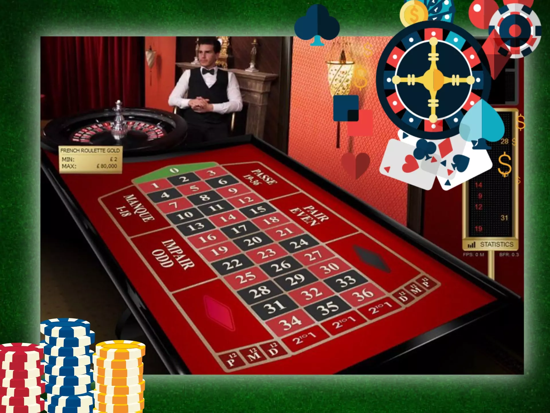 Another classical roulette is French, and you can play it at most of online casinos in India.