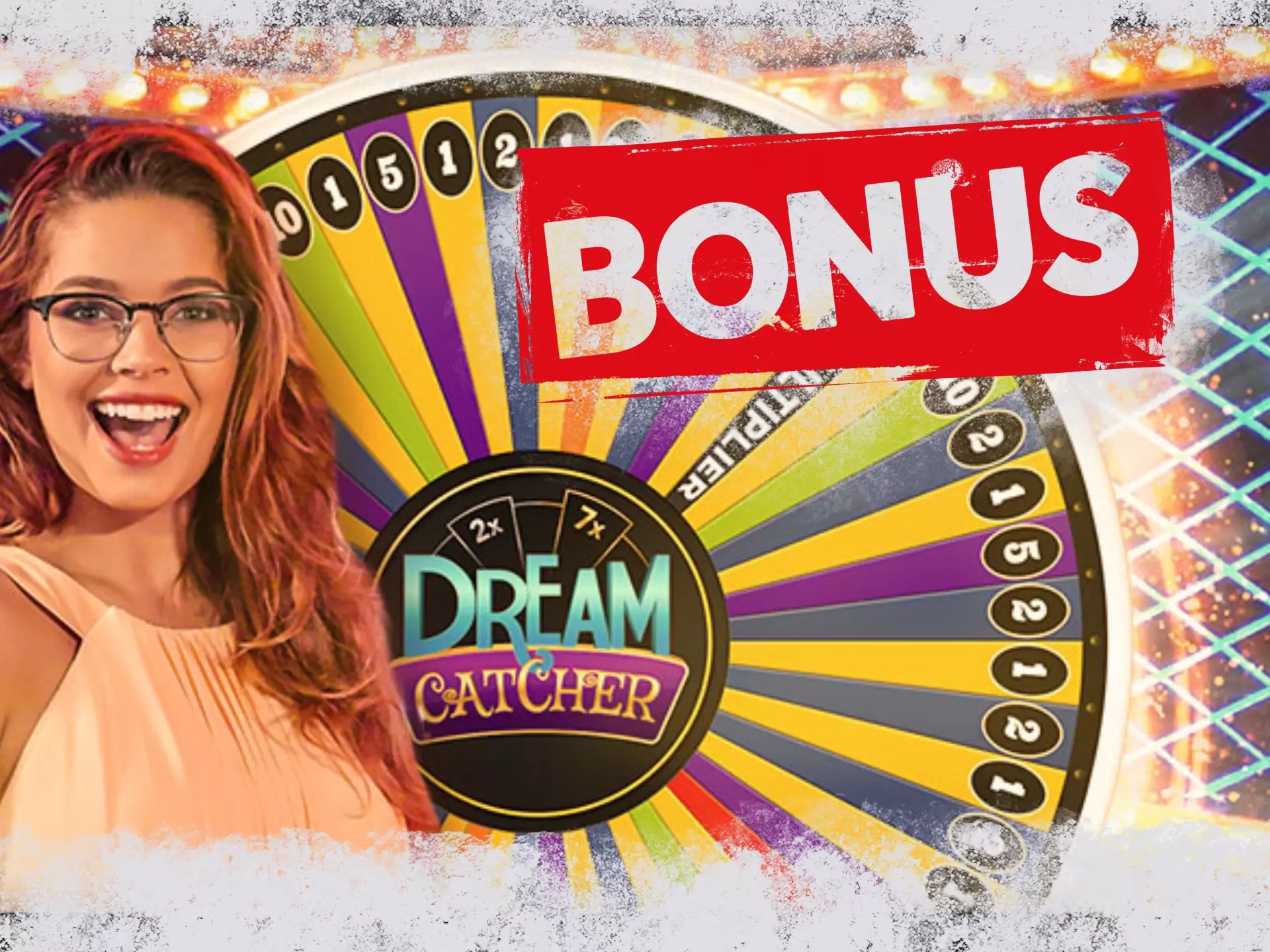 Sign up for online casino, get bonuses and play Dream Catcher.