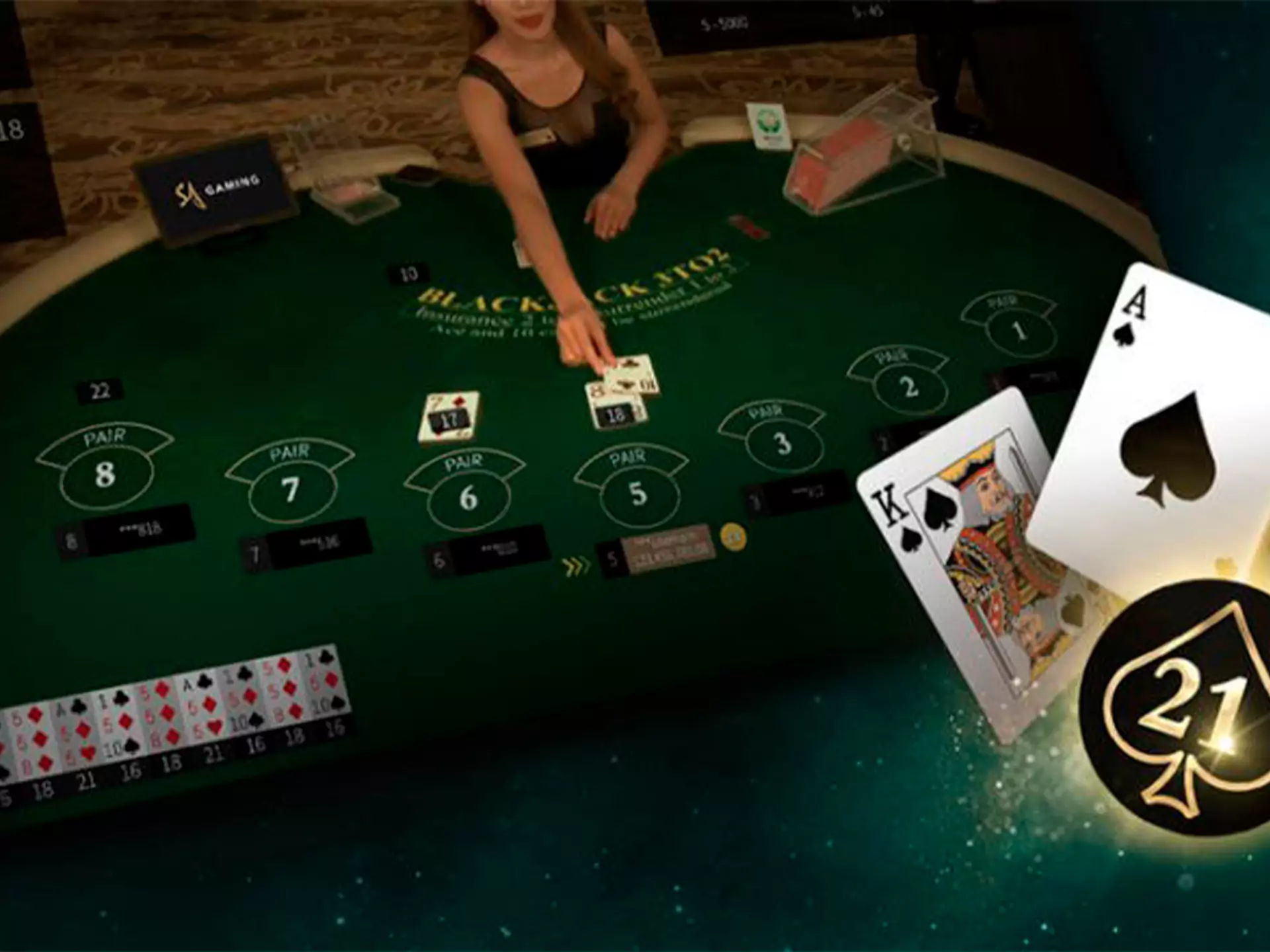 Blackjack is a funny and favorite game for many gamblers.