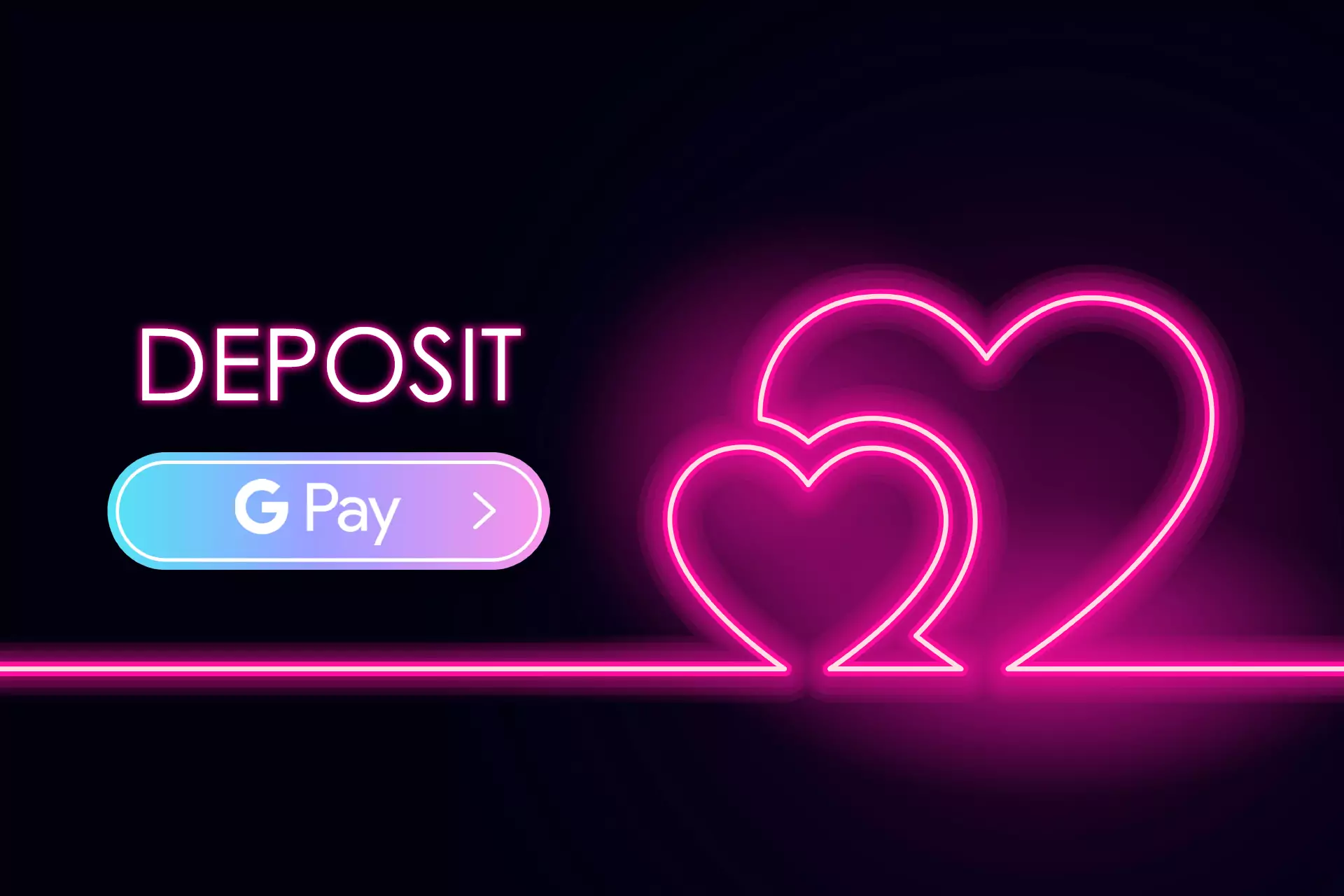 Click on the GPay icon at your online casino cashier to deposit using this payment system.
