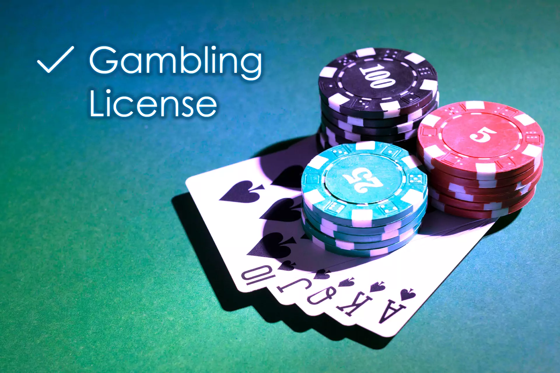 A gambling license allows casinos to organize online games for money.
