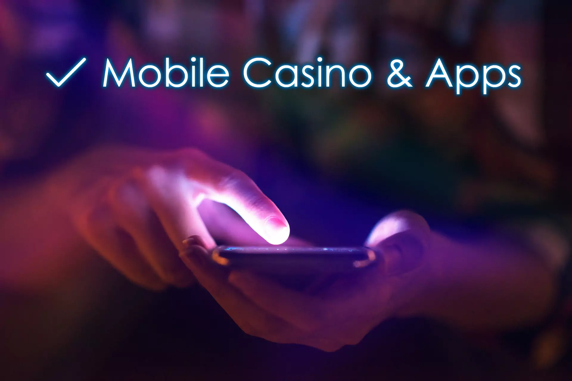 Most of the online casinos create Android and iOS apps to help users to play games from anywhere.