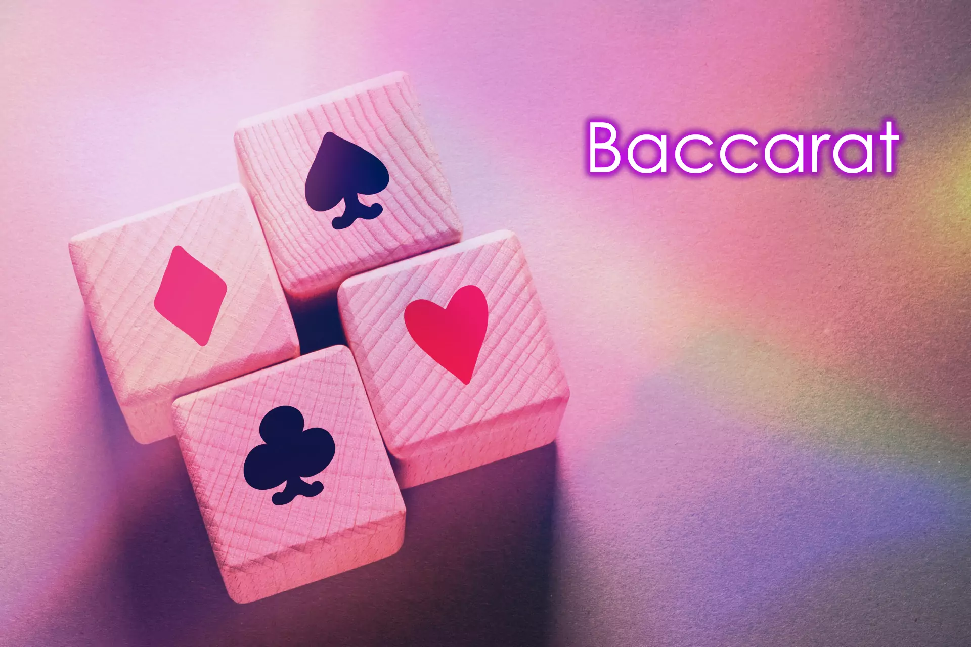 There are two players in baccarat: a banker and his opponent.