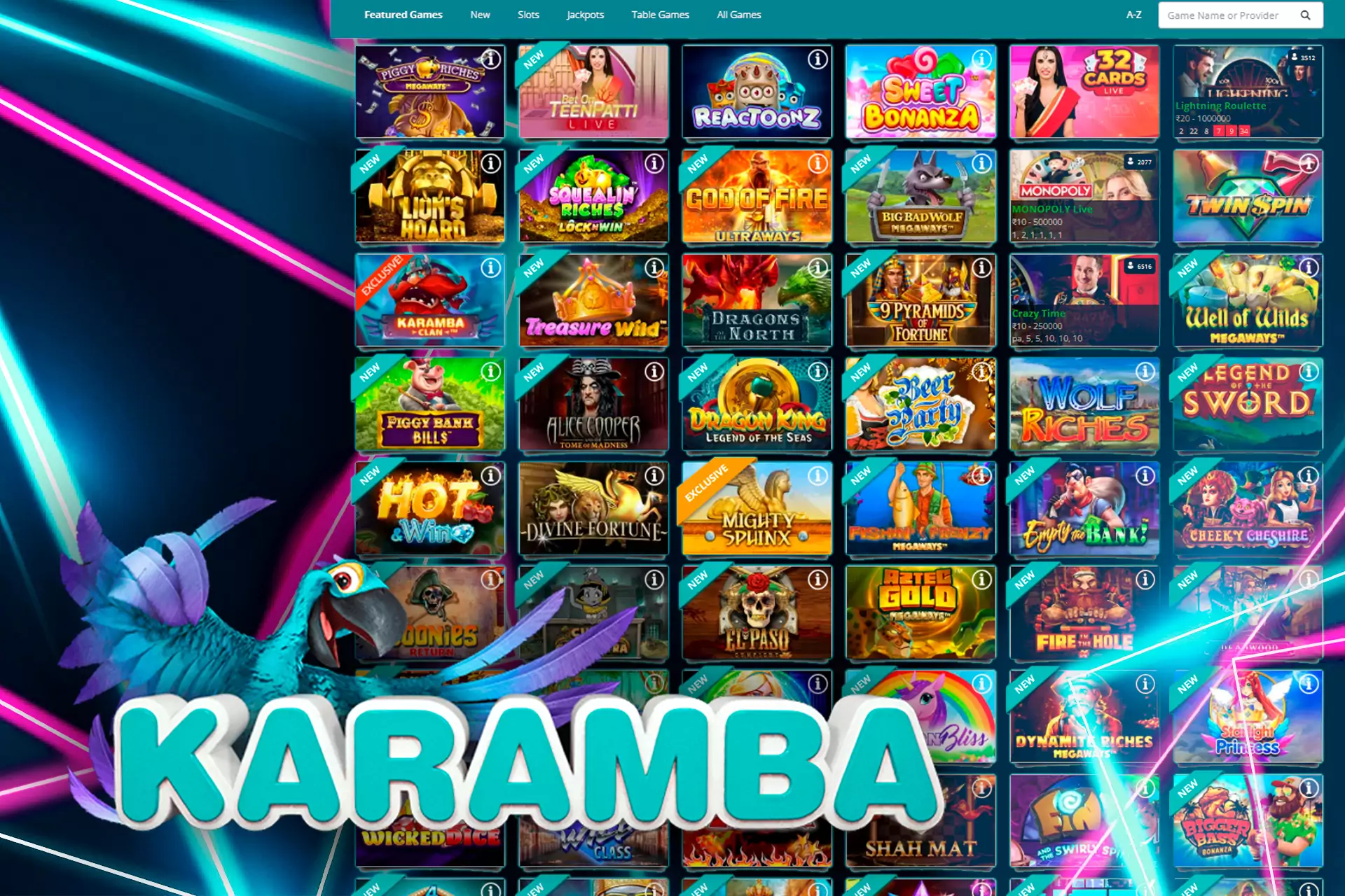 Karamba Casino has been working for many years and proved its trustworthiness.