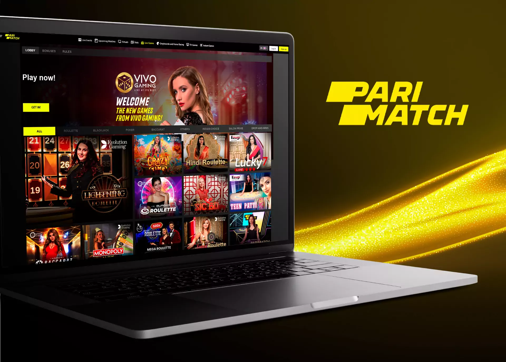 The Parimatch is a trustworthy online casino that works under the Curacao license.