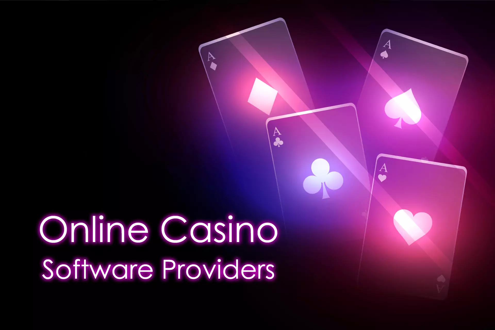 Different software providers develop slots and other casino games that you can play online.