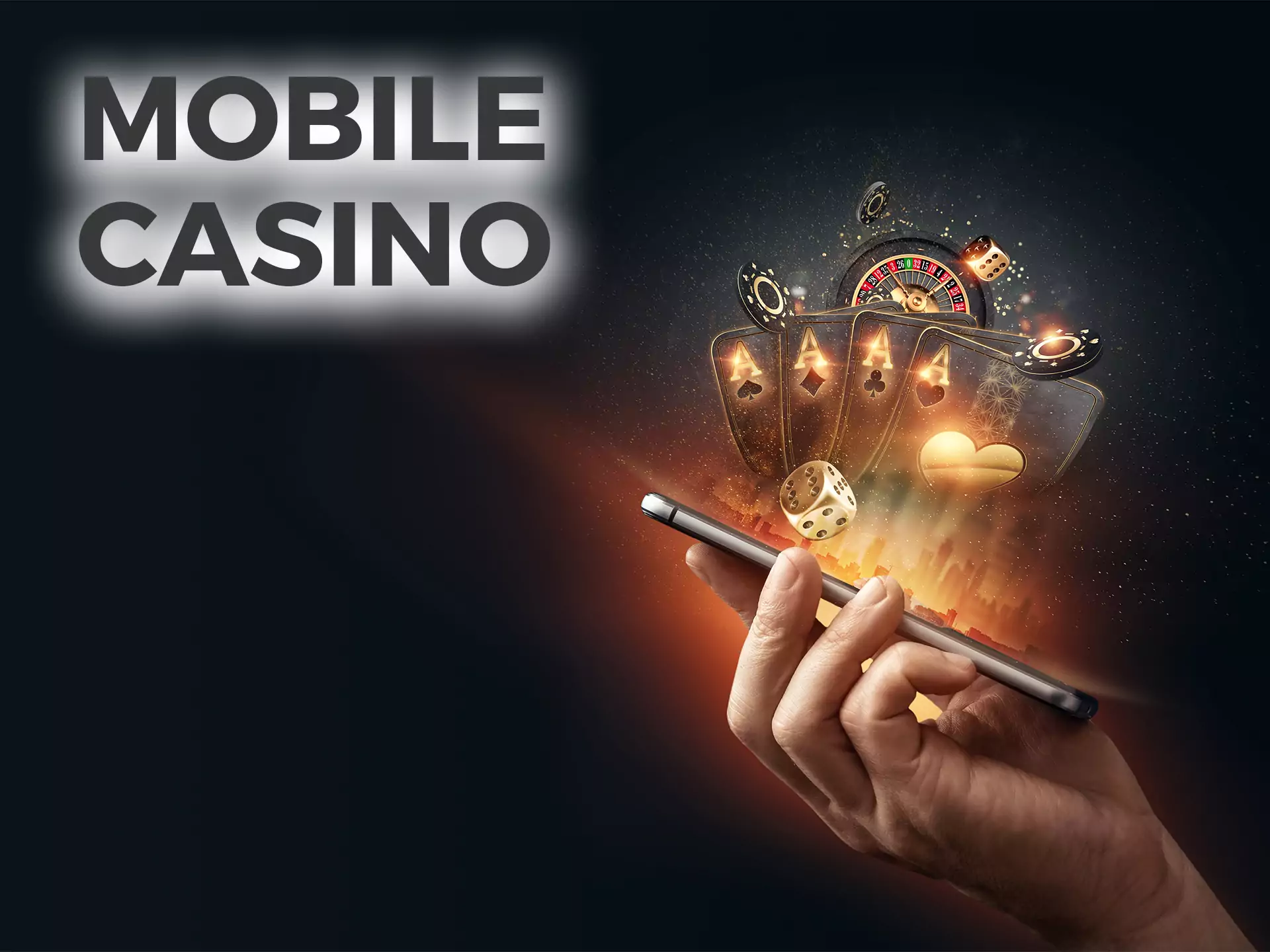 It's great of you can play casino games via the mobile app.