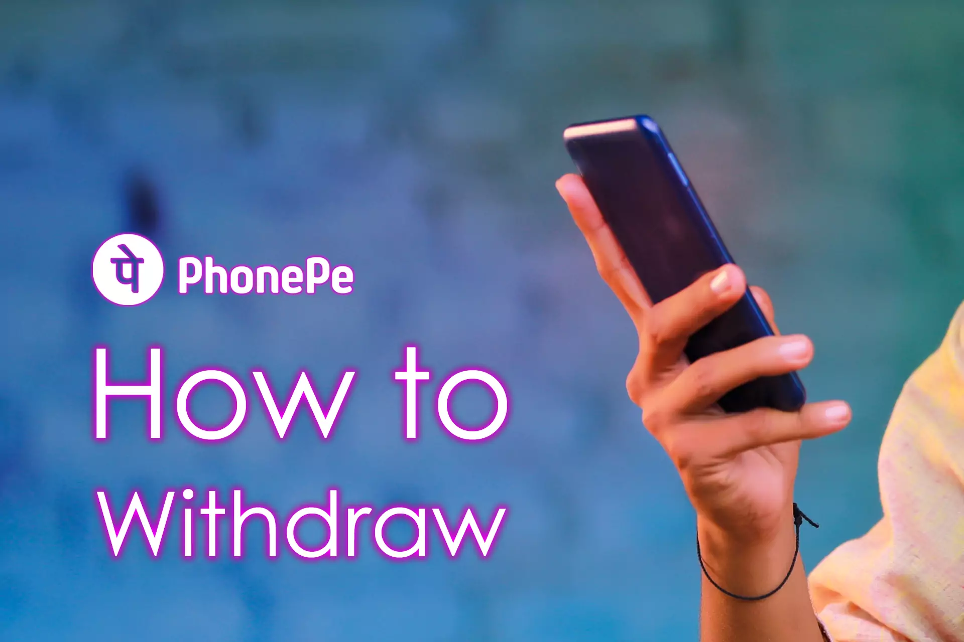 When you win playing the casino you can withdraw money to the PhonePe account.