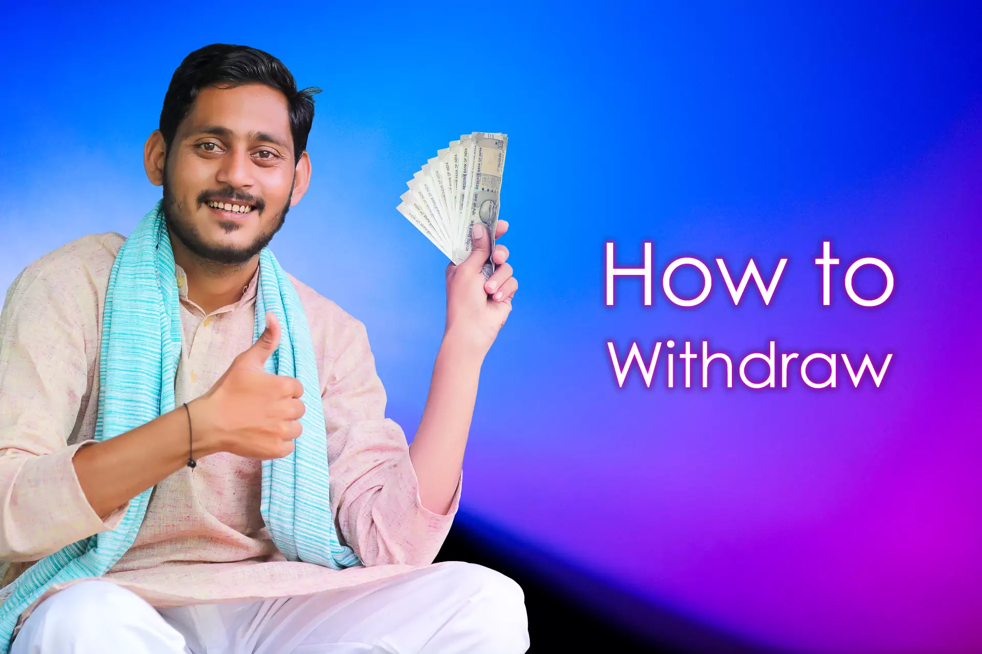 If you win playing casino, you can immediately withdraw funds to your Rupay card.
