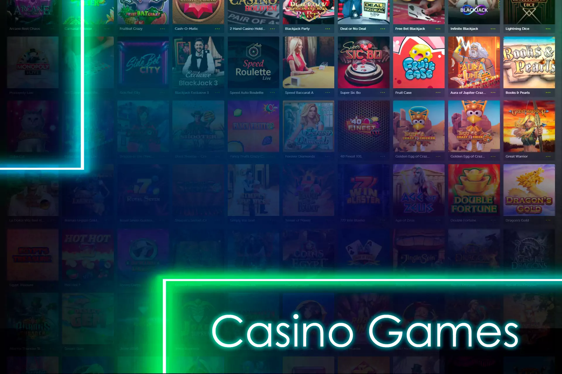 For casino fans, there are lots of slots and table games on Comeon.