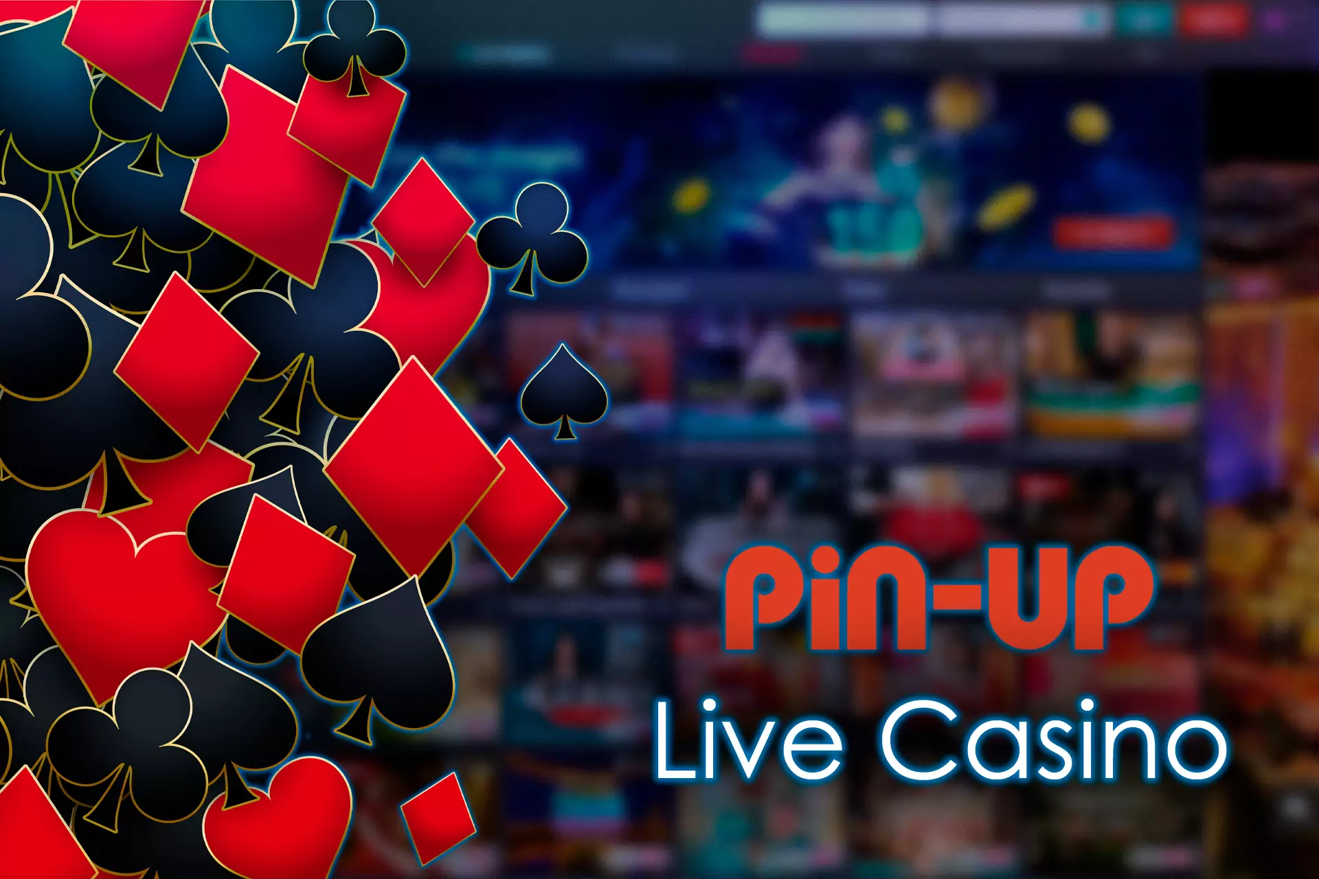 In the Live Casino section, you can play games online with a real dealer.