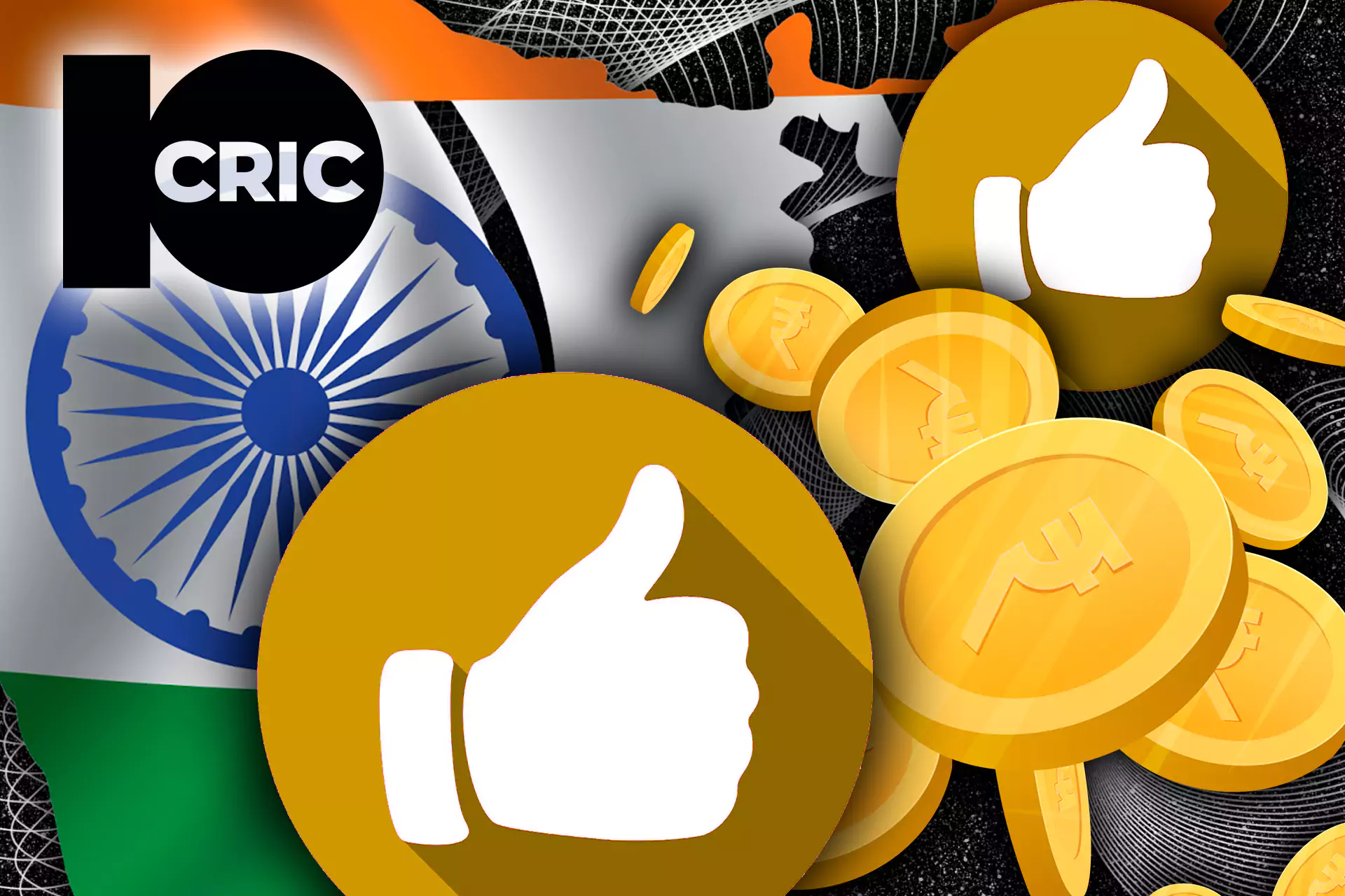 The 10Cric Casino site focuses on players from India.
