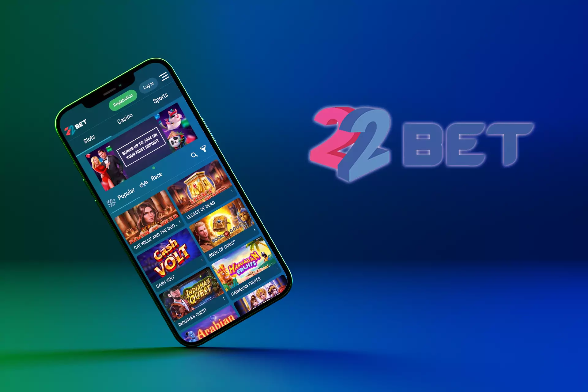Like many others, the 22bet Casino works under the Curacao license.