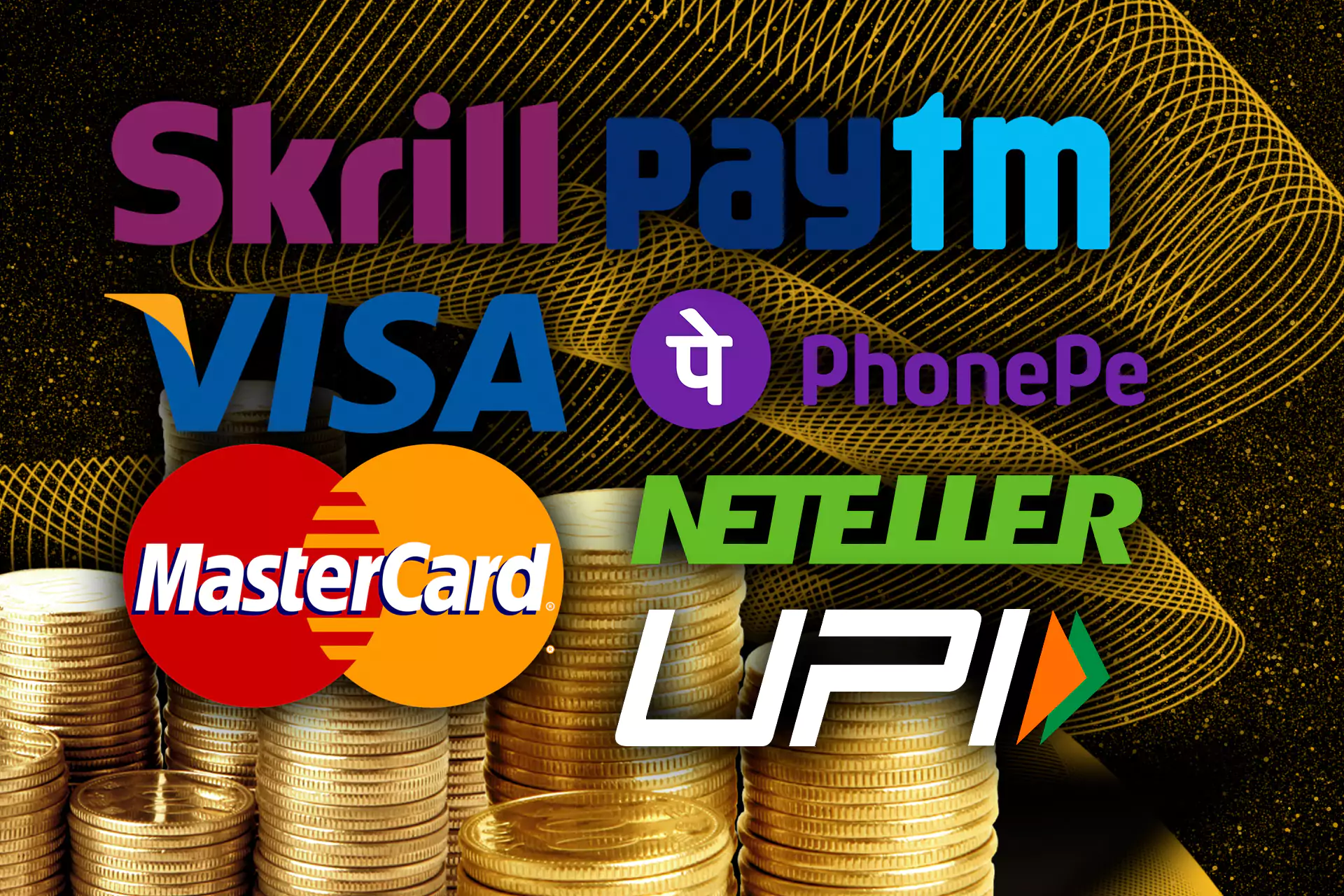 Jeetwin supports all the most popular in India international and local payment systems.
