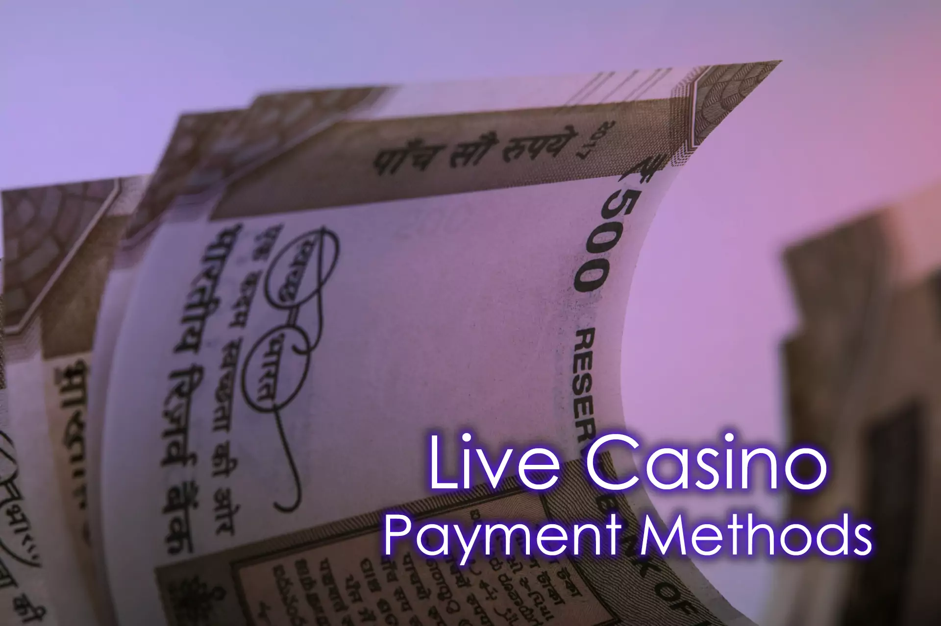 To play a live casino game, you need to top up your account with help of a bank card or e-wallet.