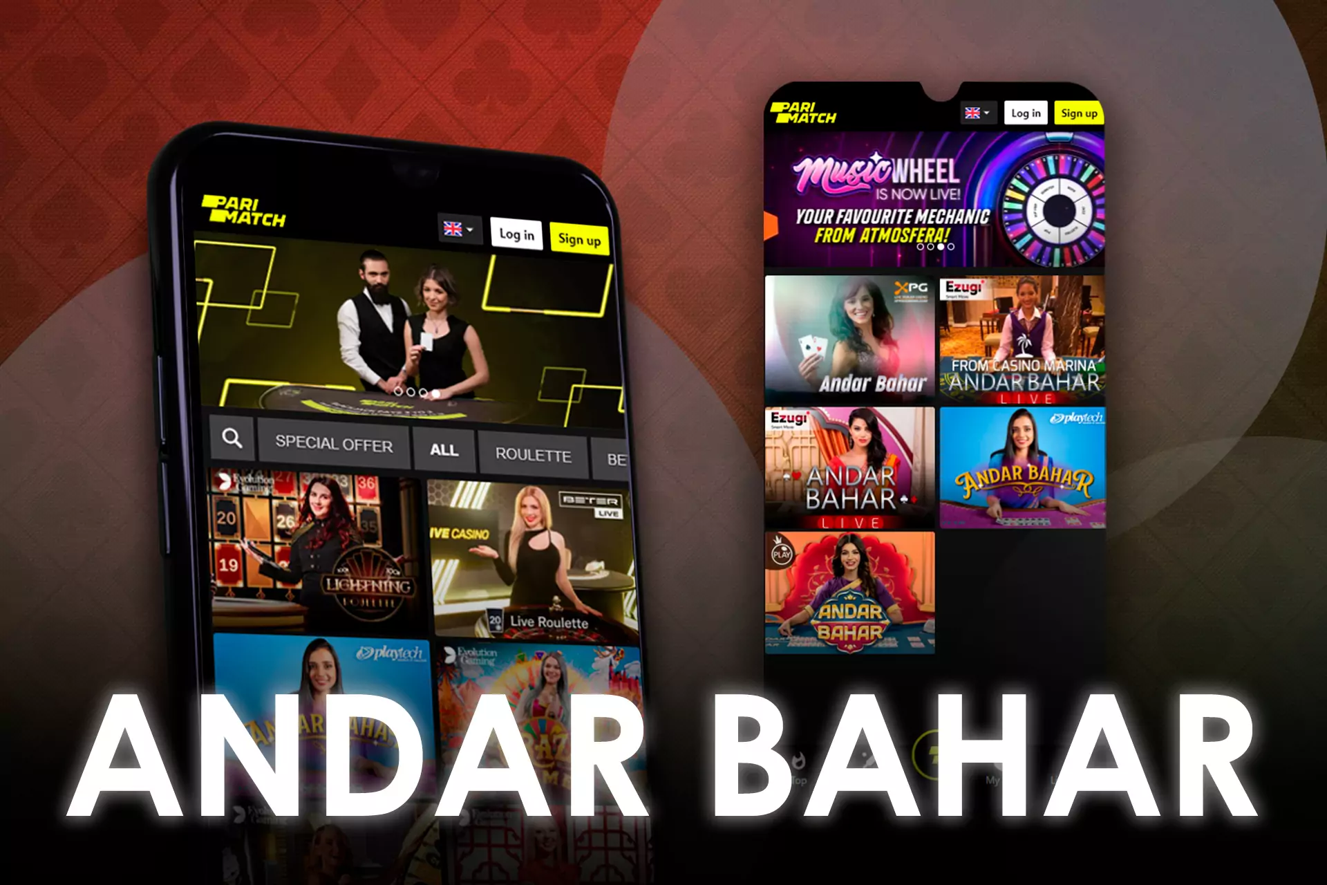 Andar Bahar is a traditional Indian card game and could be played at the Parimatch Casino as well.