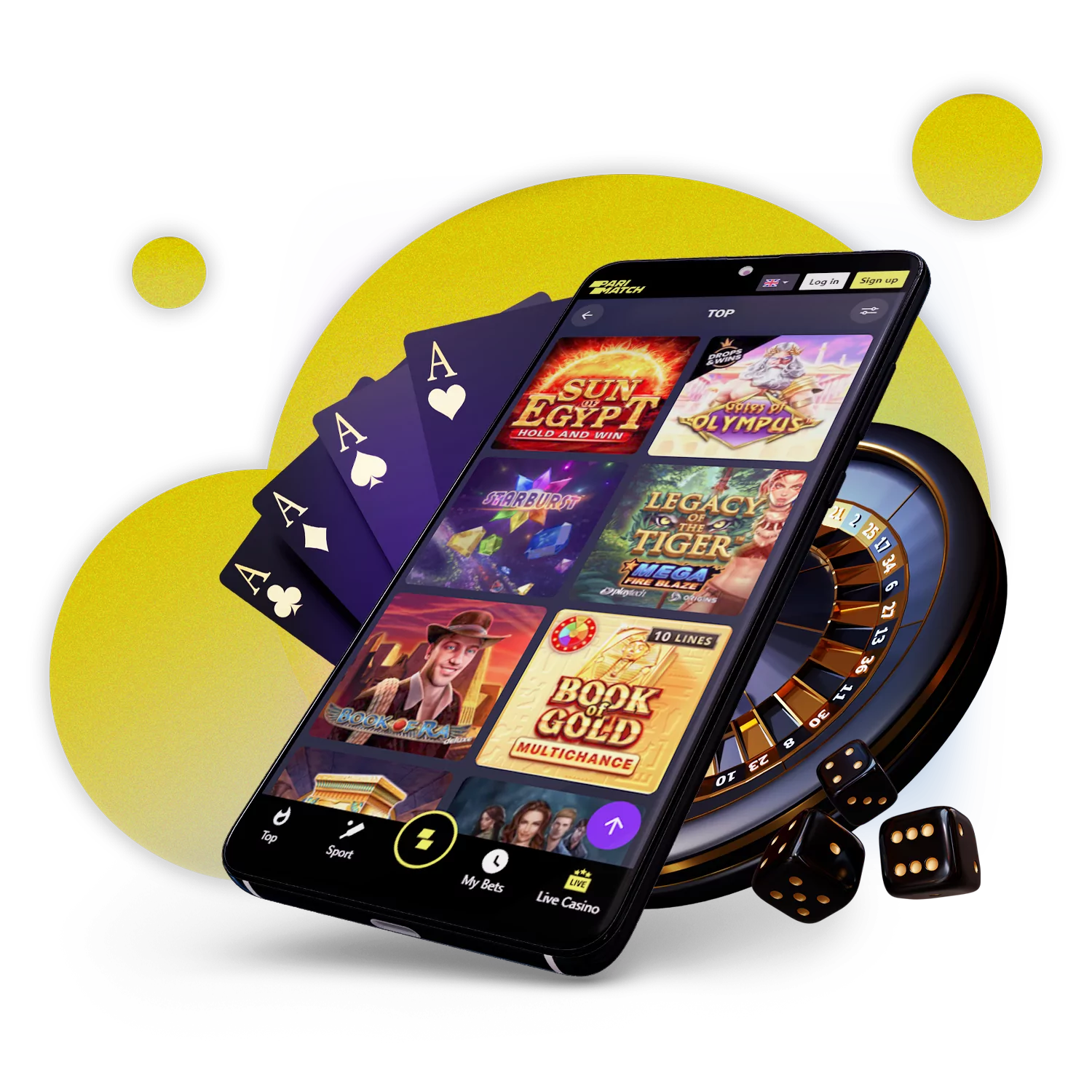 Learn how to install the Parimatch app and use it for playing casino games.