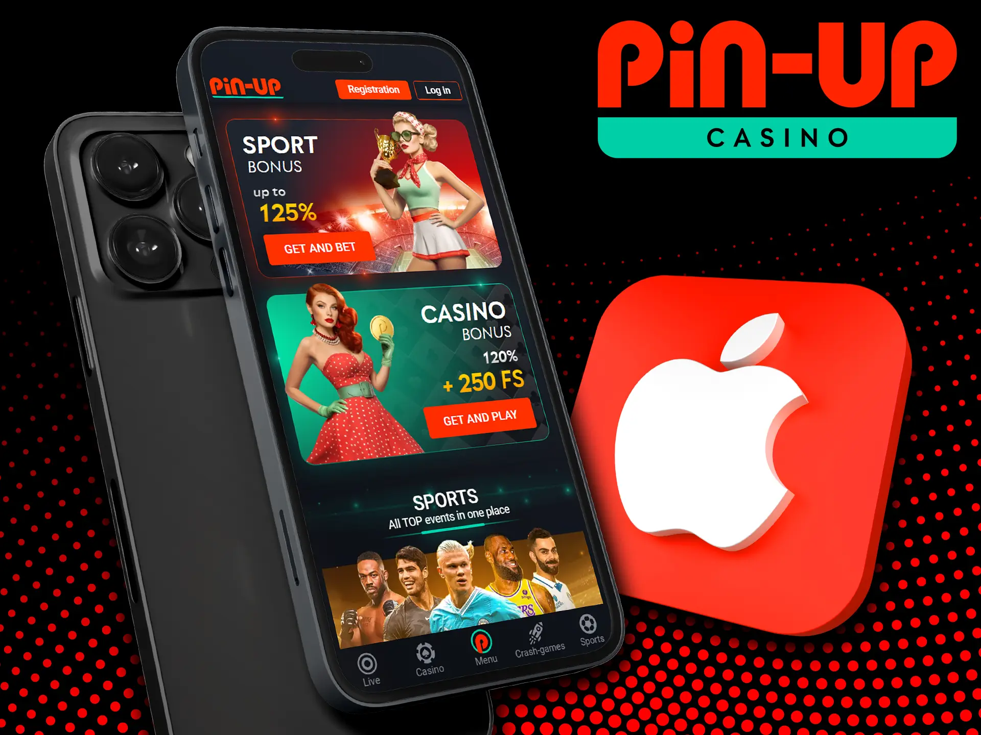The Pin-Up Casino team developed the app for iOS as well.